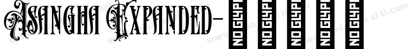 Asangha Expanded字体转换